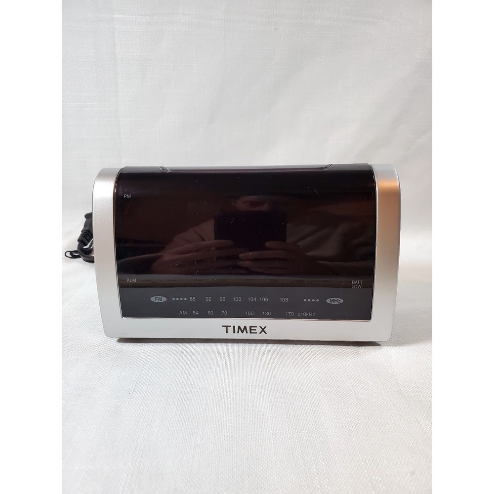 Timex T256 Jumbo LED Alarm Clock Radio AM/FM Battery Backup‎ - TESTED/WORKS